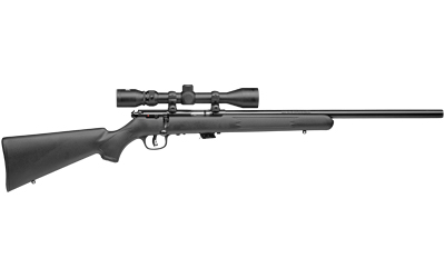 SAVAGE ARMS 29200 MARK II FVXP FULL SIZE 22 LR 5+1 21" MATTE BLUED BUTTON-RIFLED BARREL, DRILLED & TAPPED MATTE BLUED STEEL RECEIVER, MATTE BLACK FIXED SYNTHETIC STOCK, 3-9X40MM DUPLEX SCOPE