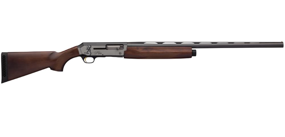 BROWNING 011413305 SILVER FIELD 12 GAUGE 26" 3" 4+1, ALLOY RECEIVER WITH SILVER/MATTE BLACK  BI-TONE  FINISH, SATIN TURKISH WALNUT STOCK WITH CUT CHECKERING