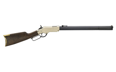HENRY H011R ORIGINAL RARE CARBINE FULL SIZE 44-40 WIN 10+1 20.50" BLUED OCTAGON BARREL, BRASS POLISHED BRASS RECEIVER, FANCY AMERICAN WALNUT WOOD STOCK RIGHT HAND