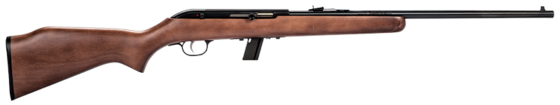 SAVAGE ARMS 30000 64 G FULL SIZE 22 LR 10+1 21" MATTE BLACK SPORTER BARREL, MATTE BLACK GROOVED CARBON STEEL RECEIVER, SATIN HARDWOOD FIXED STOCK, RIGHT HAND