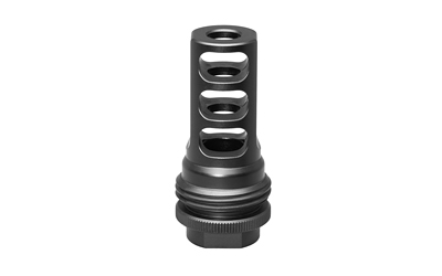 SILENCERCO AC1733 ASR MUZZLE BRAKE BLACK STEEL WITH 5/8"-24 TPI THREADS FOR 458 CAL