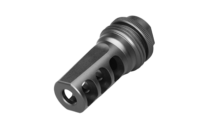 SILENCERCO AC1557 ASR MUZZLE BRAKE BLACK STEEL WITH 5/8"-32 TPI THREADS FOR 458 CAL
