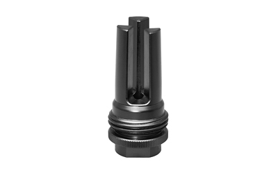 SILENCERCO AC1562 ASR FLASH HIDER BLACK STEEL WITH 1/2"-36 TPI THREADS FOR 9MM