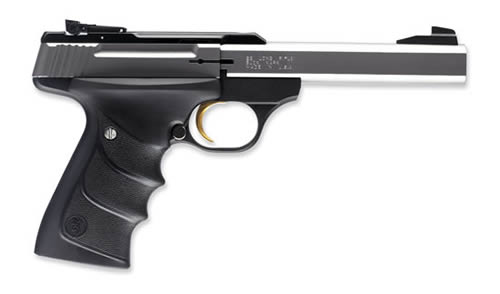 BROWNING 051409490 BUCK MARK STANDARD *CA COMPLIANT 22 LR 10+1 5.50" SLAB SIDE BARREL, STAINLESS SERRATED SS SLIDE, MATTE BLACK ALUMINUM FRAME, FINGER GROOVED BLACK ULTRAGRIP RX GRIP