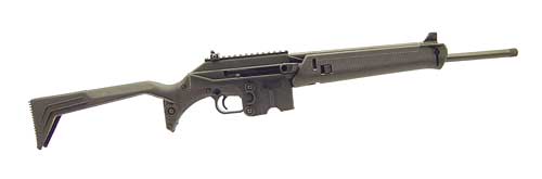 KEL-TEC SU16CBLK SU-16 SPORT UTILITY CARBINE 5.56X45MM NATO CALIBER WITH 16" BARREL, 10+1 CAPACITY, BLACK PARKERIZED METAL FINISH, BLACK UNDERFOLDING WITH STORAGE COMPARTMENT STOCK RIGHT HAND
