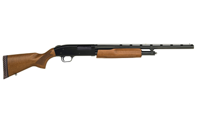 MOSSBERG 57110 505 BANTAM YOUTH 20 GAUGE PUMP 3" 4+1 20" BLUED VENT RIB BARREL, BLUED STEEL RECEIVER, FIXED HARDWOOD STOCK, RIGHT HAND, ACCU-SET CHOKE