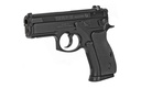 CZ-USA 91199 P-01  COMPACT FRAME 9MM LUGER 15+1 3.75" BLACK STEEL BARREL, BLACK STEEL SERRATED SLIDE, BLACK POLYCOAT ALUMINUM FRAME W/BEAVERTAIL, BLACK RUBBER GRIP, RIGHT HAND
