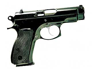 CZ-USA 91190 75  COMPACT 9MM LUGER 15+1 3.75" BLACK STEEL BARREL & SERRATED SLIDE, BLACK POLYCOAT STEEL FRAME W/BEAVERTAIL, BLACK PLASTIC GRIP, RIGHT HAND