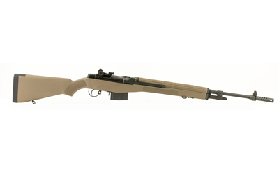 SPRINGFIELD ARMORY MA9120CA M1A STANDARD ISSUE *CA COMPLIANT 308 WIN 10+1 22" BLACK PARKERIZED STEEL BARREL W/MUZZLE BRAKE, BLACK PARKERIZED STEEL RECEIVER, FIXED FLAT DARK EARTH SYNTHETIC STOCK