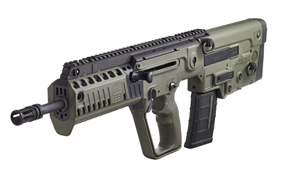 IWI US XG16 TAVOR X95 5.56X45MM NATO CALIBER WITH 16.50" BARREL, 30+1 CAPACITY, OD GREEN METAL FINISH, OD GREEN FIXED BULLPUP STOCK & POLYMER GRIP RIGHT HAND