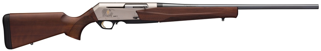 BROWNING 031047227 BAR MK3 FULL SIZE 7MM REM 3+1 24" BLUE POLISHED SPORTER BARREL, DRILLED & TAPPED ENGRAVED MATTE NICKEL ALUMINUM RECEIVER, FIXED OILED TURKISH WALNUT STOCK, RIGHT HAND
