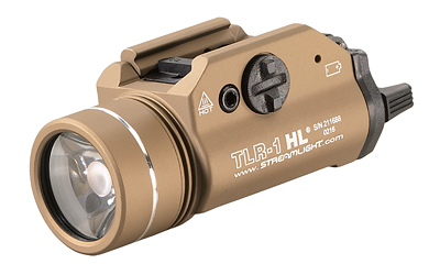 STREAMLIGHT 69266 TLR-1 HL GUN LIGHT  FLAT DARK EARTH 1,000 LUMENS WHITE LED