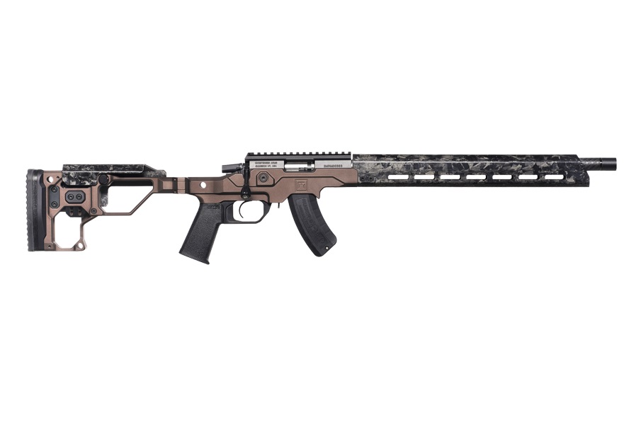 CHRISTENSEN ARMS 8011202300 MPR  22 LR 10+1 16" BLACK MATCH GRADE THREADED BARREL, BLACK NITRIDE PICATINNY RAIL RECEIVER, CARBON FIBER M-LOK HANDGUARD, DESERT BROWN ADJ W/MAGNELOCK TECHNOLOGY STOCK