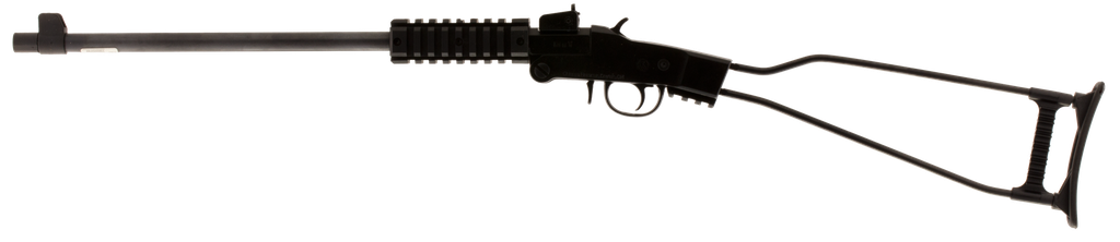 CHIAPPA FIREARMS 500145 LITTLE BADGER  17 HMR 1RD, 16.50" BLUED STEEL THREADED BARREL/ BLACK UNDERFOLDING STOCK, RIGHT HAND