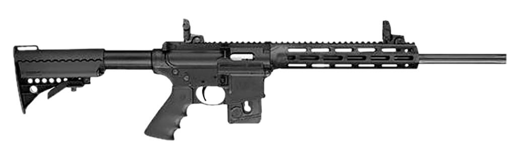 SMITH & WESSON 10206 M&P15-22 SPORT *CA,CO,MD COMPLIANT 22 LR CALIBER WITH 10+1 CAPACITY, 16.50" BARREL, MATTE BLACK METAL FINISH & 6 POSITION CAR BLACK SYNTHETIC STOCK RIGHT HAND