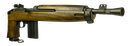 INLAND MFG ILM200 ADVISOR M1 30 CARBINE 15+1 12" THREADED BARREL W/CONICAL FLASH HIDER,  BLACK PARKERIZED METAL FINISH, TYPE 2 BARREL BAND, ROUND BOLT, LOW WOOD WALNUT STOCK
