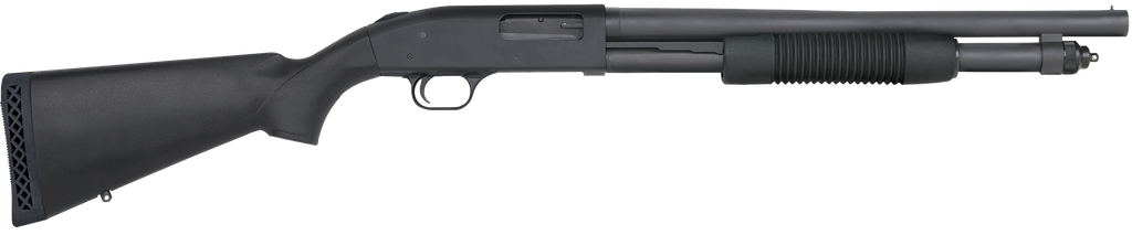 MOSSBERG 50778 590 TACTICAL 12 GAUGE 6+1 3" 18.50" CYLINDER BORE BARREL, MATTE BLUED METAL FINISH, DUAL EXTRACTORS, DRILLED & TAPPED RECEIVER, SYNTHETIC STOCK