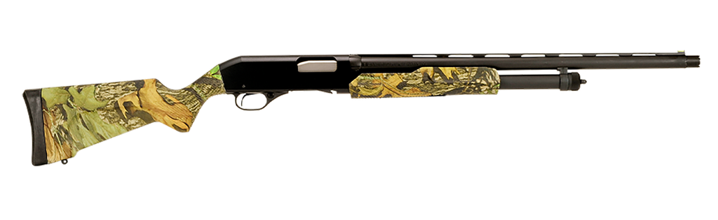 STEVENS 22564 320 FIELD COMPACT 12 GAUGE PUMP 3" 5+1 22" MATTE BLACK VENT RIB BARREL, MATTE BLACK ALUMINUM DRILLED & TAPPED RECEIVER, FIXED MOSSY OAK OBSESSION SYNTHETIC STOCK, AMBIDEXTROUS