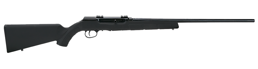 SAVAGE ARMS 47200 A22 TARGET SPORTER FULL SIZE 22 LR 10+1 22" HIGH LUSTER BUTTON RIFLED BARREL, HIGH LUSTER DRILLED & TAPPED CARBON STEEL RECEIVER, MATTE BLACK FIXED SYNTHETIC STOCK, RIGHT HAND
