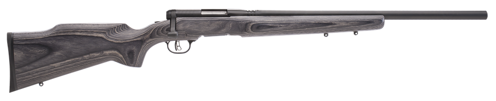 SAVAGE ARMS 96970 B.MAG  FULL SIZE 17 WSM 8+1 22" MATTE BLACK HEAVY BARREL, MATTE BLACK DRILLED & TAPPED CARBON STEEL RECEIVER, SATIN GRAY VARMINT BEAVERTAIL LAMINATE STOCK, RIGHT HAND