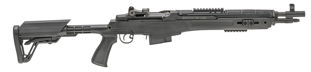 SPRINGFIELD ARMORY AA9611 M1A SOCOM 16 CQB 7.62X51MM NATO 10+1 16.25" CARBON STEEL BARREL BLACK PARKERIZED REC BLACK 5 POSITION ARCHANGEL CQB ADJUSTABLE STOCK BLACK POLYMER GRIP RIGHT HAND