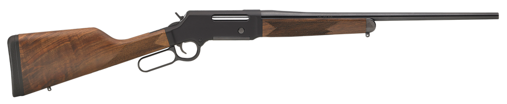 HENRY H014243 LONG RANGER  FULL SIZE 243 WIN 4+1 20" BLUED STEEL BARREL, BLACK HARD COAT ANODIZED STEEL RECEIVER, AMERICAN WALNUT STOCK RIGHT HAND