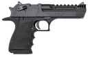 MAGNUM RESEARCH DE357L5IMB DESERT EAGLE L5 357 MAG 5" WITH MUZZLE BRAKE 9+1 BLACK HARDCOAT ANODIZED ALUMINUM FRAME BLACK CARBON STEEL SLIDE BLACK HOGUE WRAPAROUND RUBBER GRIP