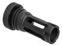 YANKEE HILL 430228A QD LIGHT TACTICAL FLASH HIDER MADE OF BLACK FINISH STEEL WITH 1/2"-28 TPI THREADS FOR 30 CAL AR-PLATFORM