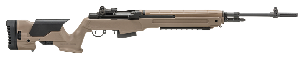 SPRINGFIELD ARMORY MP9220 M1A LOADED PRECISION 308 WIN 10+1 22" NATIONAL MATCH CARBON STEEL BARREL BLACK PARKERIZED REC FLAT DARK EARTH ARCHANGEL PRECISION WITH ADJUSTABLE LOP & COMB STOCK RIGHT HAND