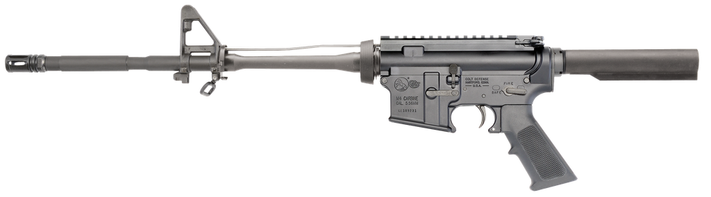 COLT MFG LE6920OEM1 M4 CARBINE 5.56 NATO 30+1 16.10" BARREL W/MUZZLE BRAKE, BLACK METAL FINISH, A2 FRONT SIGHT, BLACK POLYMER GRIP