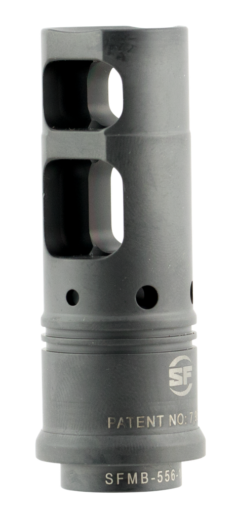 SUREFIRE SFMB5561228 SUPPRESSOR ADAPTER MUZZLE BRAKE 5.56X45MM NATO 1/2"-28 TPI STAINLESS STEEL