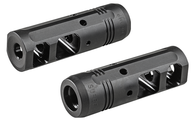 SUREFIRE PROCOMP762 PROCOMP MUZZLE BRAKE BLACK NITRIDE STEEL WITH 5/8"-24 TPI THREADS & 2.70" OAL FOR 7.62MM AR-10