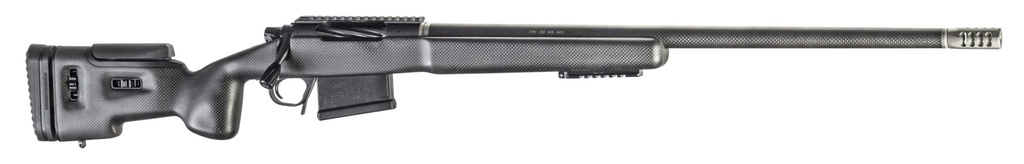 CHRISTENSEN ARMS 8010500100 TFM LONG RANGE FULL SIZE 6.5 PRC 3+1, 26" CARBON FIBER TARGET PROFILE BARREL, BLACK NITRIDE ALUMINUM RECEIVER, NATURAL CARBON FIBER FIXED LONG RANGE STOCK