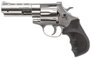 WEIHRAUCH GUNS 770128 WINDICATOR  MEDIUM FRAME 357 MAG 6 SHOT, 4" NICKEL STEEL BARREL, NICKEL CYLINDER, NICKEL STEEL FRAME, BLACK FINGER GROOVED RUBBER GRIP, SPURRED HAMMER