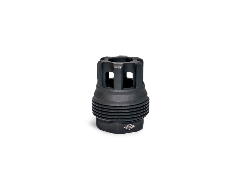 YHM MINI QD MUZZLE BRAKE 9MM 5/8"-24