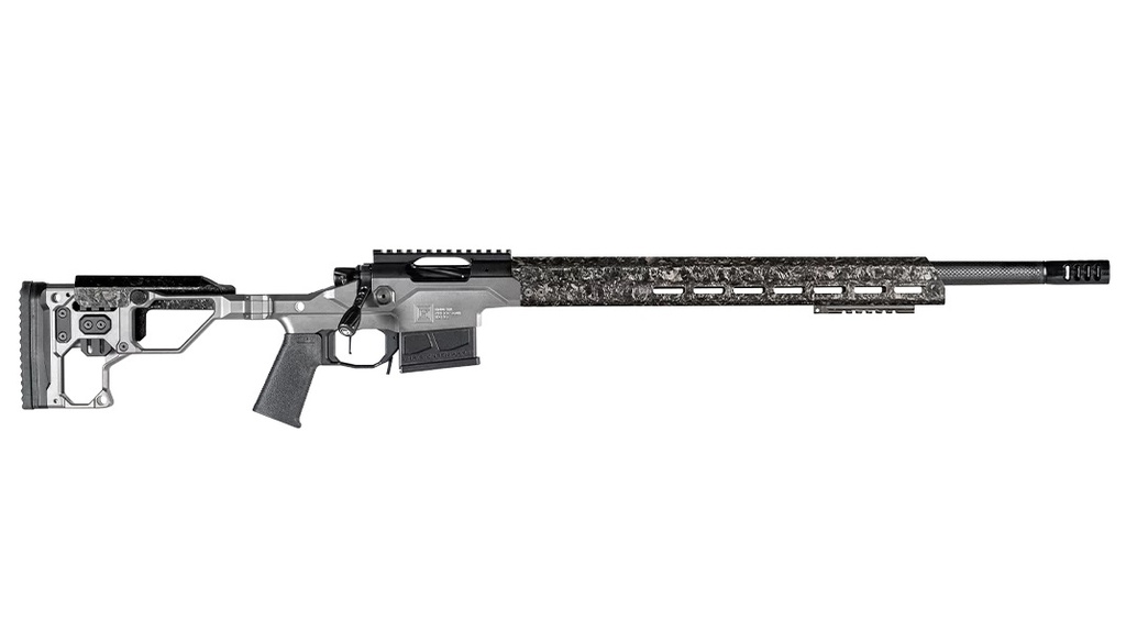 CHRISTENSEN ARMS 8010307100 MODERN PRECISION  6MM CREEDMOOR 24" THREADED CARBON FIBER BARREL 5+1, BLACK NITRIDE FINISH, TUNGSTEN ANODIZED FOLDING STOCK, POLYMER GRIP