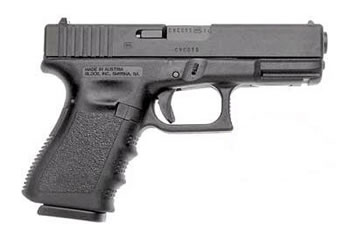 GLOCK PI1950201 G19 GEN3  *CA COMPLIANT COMPACT 9MM LUGER 10+1 4.02" BLACK STEEL BARREL, MATTE BLACK SERRATED SLIDE, BLACK POLYMER FRAME W/ACCESSORY RAIL, BLACK FINGER GROOVED POLYMER GRIP