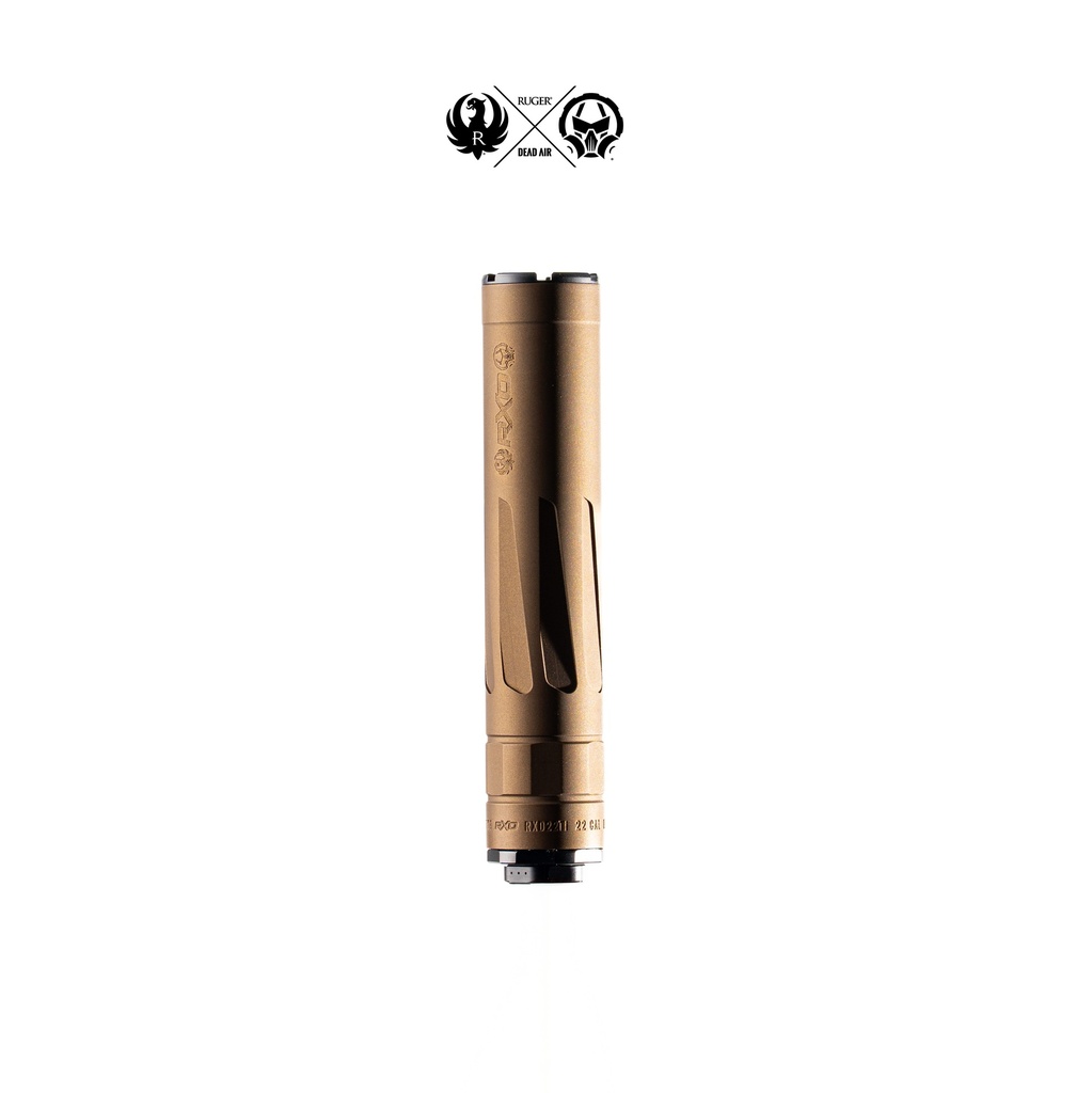 DEAD AIR SILENCERS RXD22TI RIMFIRE SILENCER RUGER BRONZE