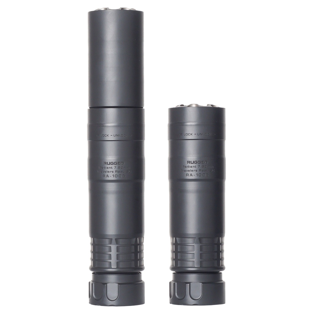RUGGED SUPPRESSORS RADIANT 762 TITANIUM W/ M2 BRAKE BLACK