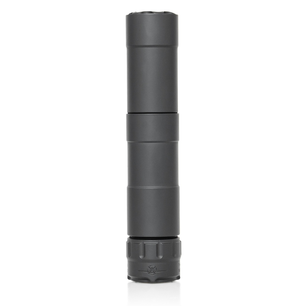RUGGED SUPPRESSORS MUSTANG 22 KEYED BAFFLES CERAKOTE BLACK