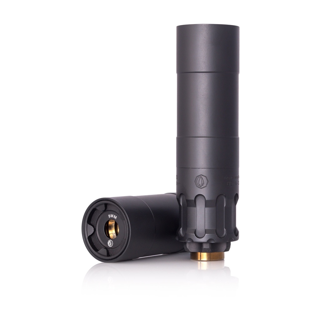 RUGGED SUPPRESSORS OBSIDIAN 9 ADAPT MODULAR CERAKOTE BLACK