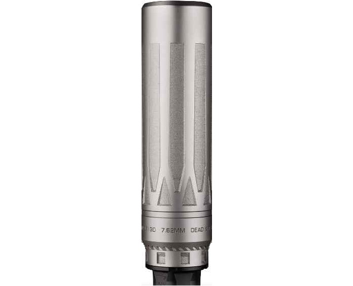 DEAD AIR SILENCERS NOMAD TI XC 7.62MM XENO ADAPTER SILVER