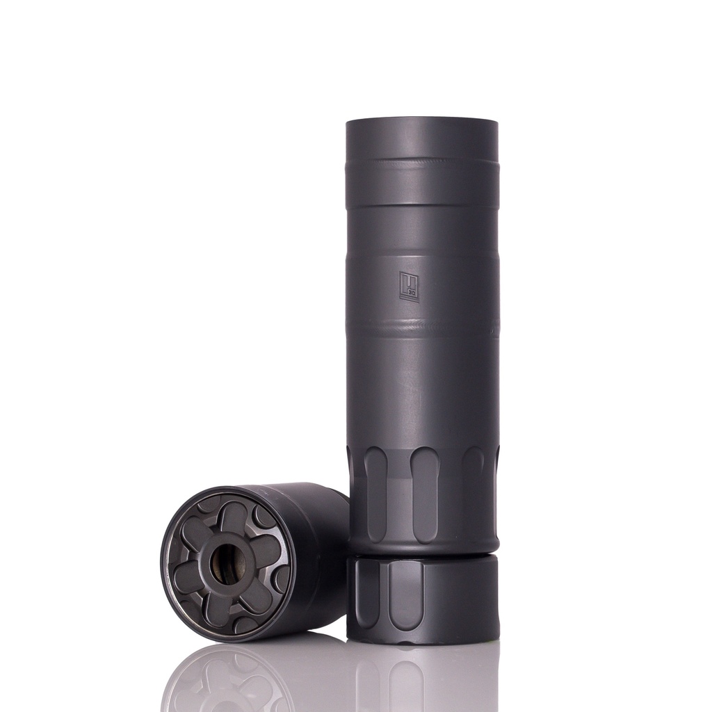 RUGGED SUPPRESSORS MICRO 30 STAINLESS HI-TEMP CERAKOTE BLK