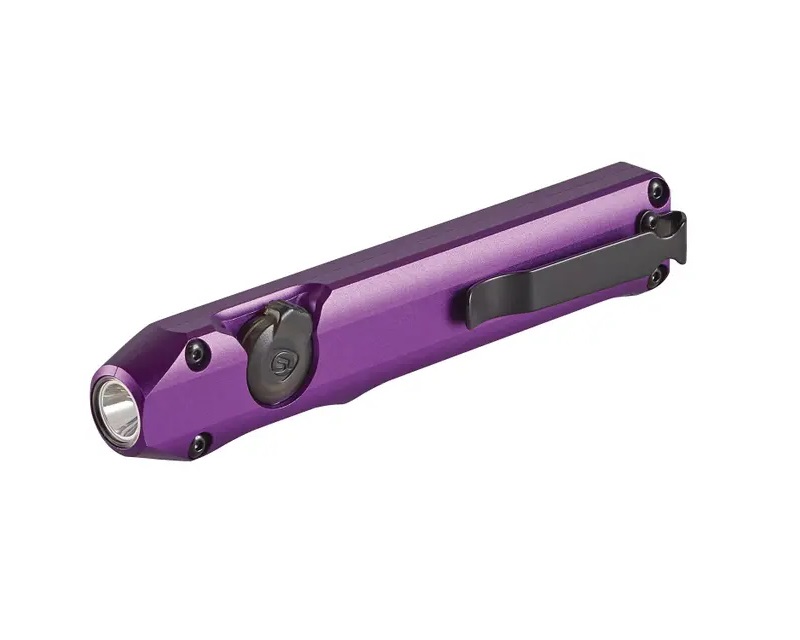 STREAMLIGHT WEDGE CARRY LIGHT WHITE EDC PURPLE W/POCKET CLIP