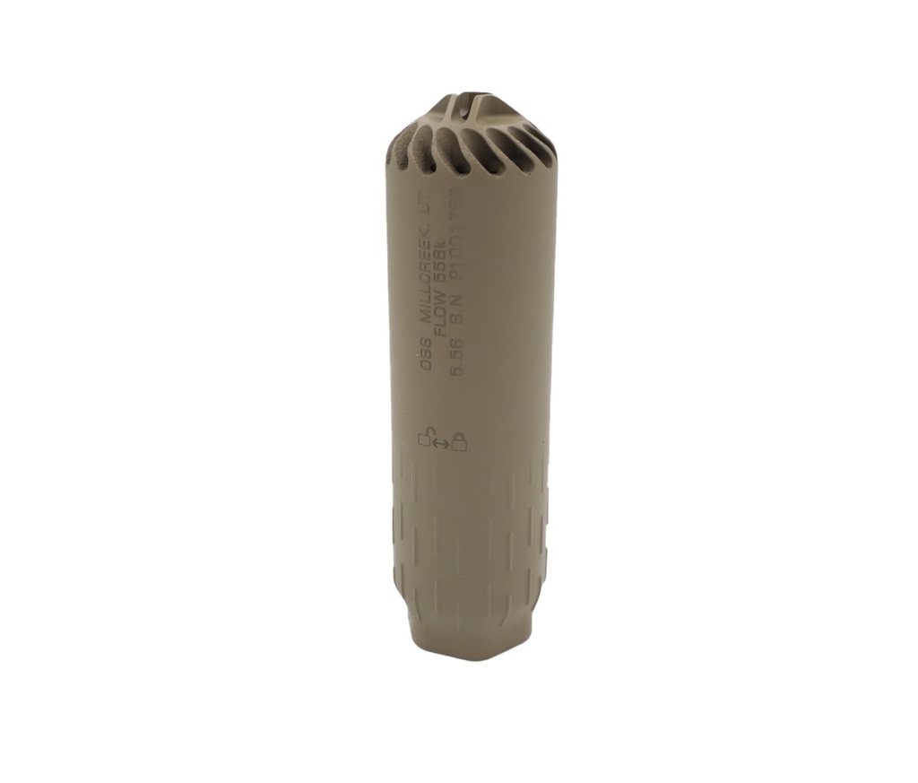 HUXWRX FLOW 556K KIT SUPPRESSOR W/ FLASH HIDER FDE