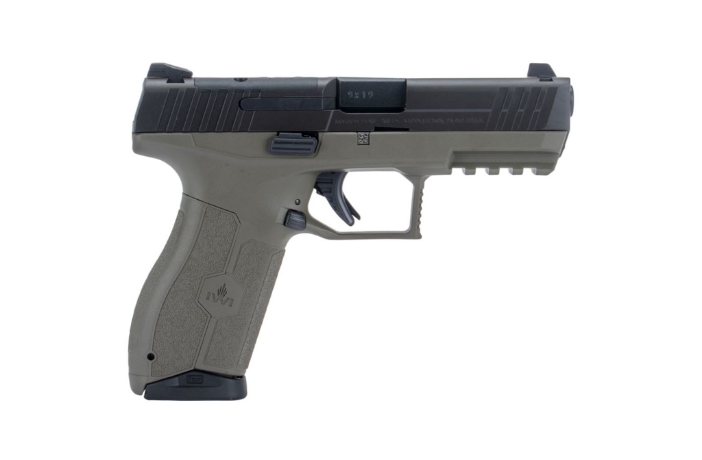 IWI MASADA 9MM 4.1" NIGHT SITE OPTICS READY 2-17RD MAG GREEN