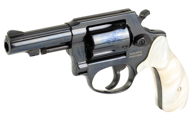 HERITAGE ROSCOE 38SPL 3" FIXED BLACK WHITE PEARL GRIP