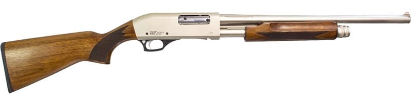 GFORCE ARMS PUMPERNICKEL GFP3 20GA 18.5" 5RD NICKEL/WALNUT