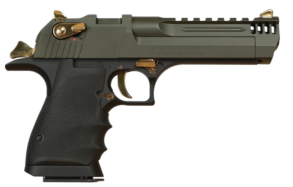 DESERT EAGLE L5 SERIES 44MAG 5" BLACK & GREEN CERAKOTE