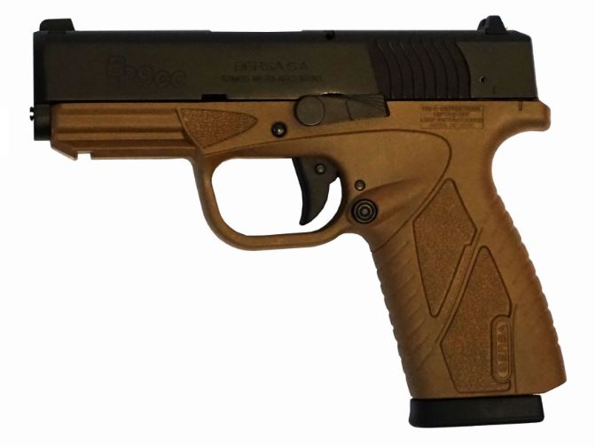 BERSA BP CC 9MM FS 8 SHOT MATTE W/FDE FRAME